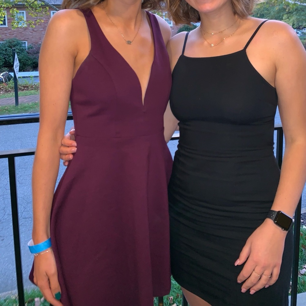 Lulu's Deep Purple Mini Dress